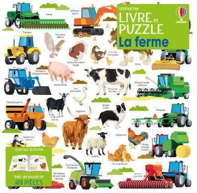 La ferme - Coffret livre et puzzle - Kate Nolan - Usborne publishing ltd