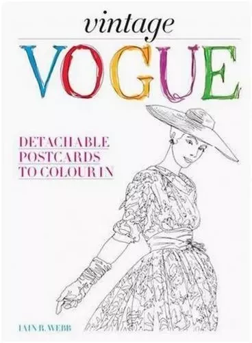 Vintage Vogue: Detachable Postcards to Colour in /anglais -  - OCTOPUS PUBLISH