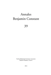 Annales Benjamin Constant 39 - 2014