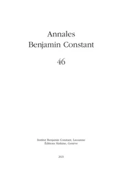 Annales Benjamin Constant 26 - 2021