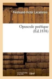 Opuscule poétique