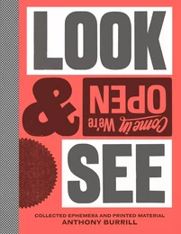 Anthony Burrill: Look & See /anglais