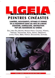 Ligeia N°97 Peintres Cineastes