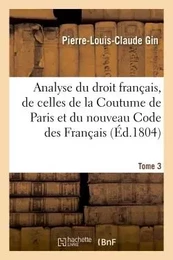 Analyse raisonnée du droit français, par la comparaison des dispositions des lois romaines