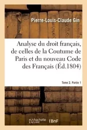 Analyse raisonnée du droit français, par la comparaison des dispositions des lois romaines