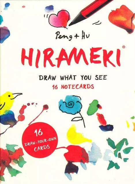 Hirameki: 16 Notecards /anglais -  HU PENG - THAMES HUDSON