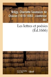 Les lettres et poésies