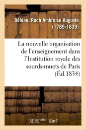 Examen critique de la nouvelle organisation de l'enseignement