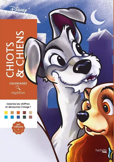 Coloriages mystères Disney - Chiots et chiens -  - HACHETTE HEROES