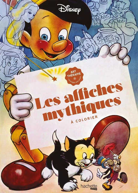 Grand bloc Disney Les affiches mythiques à colorier -  - HACHETTE HEROES