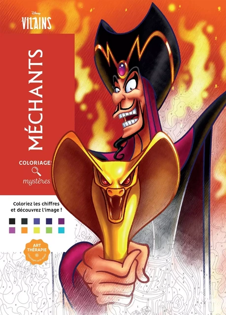 Coloriages mystères Disney - Méchants -  - HACHETTE HEROES