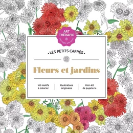 Les petits carrés d'Art-thérapie Fleurs et jardins