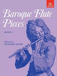 RICHARD JONES : BAROQUE FLUTE PIECES, BOOK I  - FLUTE TRAVERSIERE -  RECUEIL