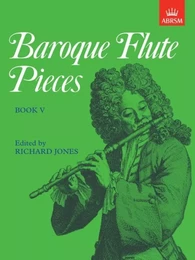 RICHARD JONES : BAROQUE FLUTE PIECES, BOOK V  - FLUTE TRAVERSIERE -  RECUEIL