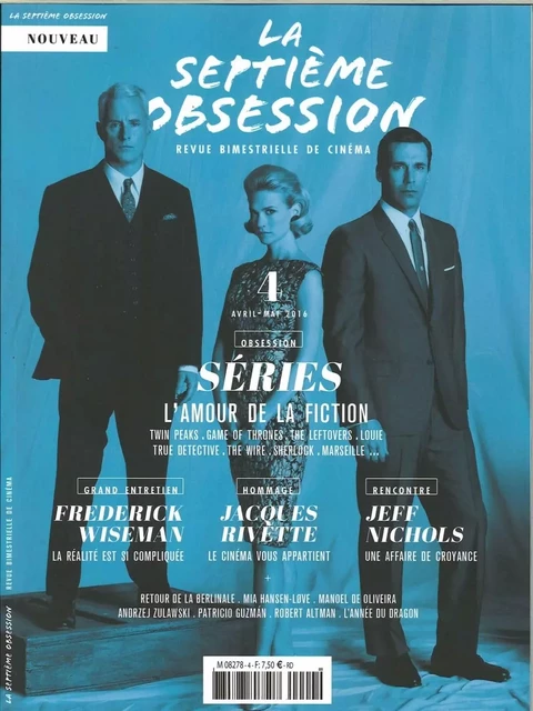 La Septieme Obsession N°4 Series L'Amour De La Fiction  Avril/Mai 2016 -  Collectif - SEPT OBSESSION