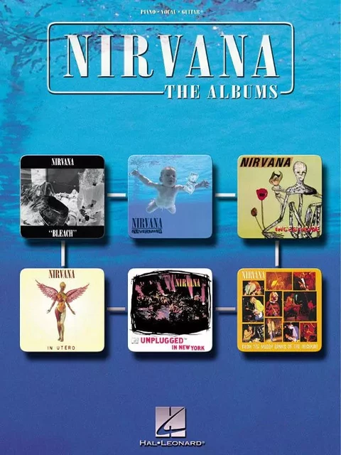 NIRVANA : THE ALBUMS - PIANO-VOCAL-GUITAR ARTIST SONGBOOK -  NIRVANA - HAL LEONARD