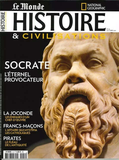 Histoire & Civilisations N°54 Socrate  - octobre 2019 -  Collectif - MALESHERBES