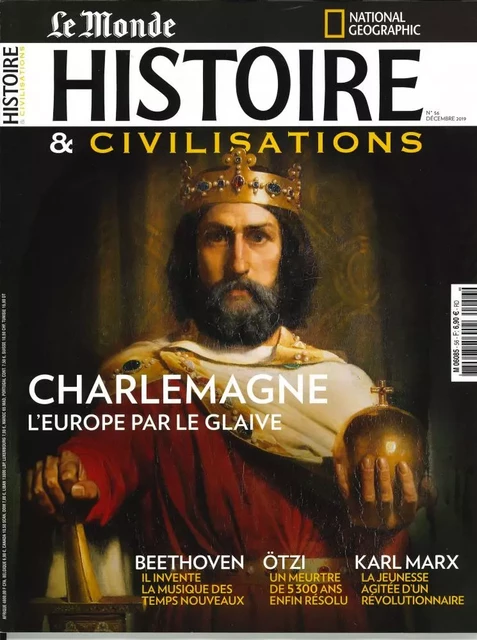 Histoire &amp; Civilisations N°56  Charlemagne - décembre 2019 -  Collectif - MALESHERBES