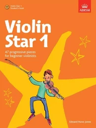 EDWARD HUWS JONES :  VIOLIN STAR 1 - STUDENT'S BOOK - RECUEIL + CD - VIOLON