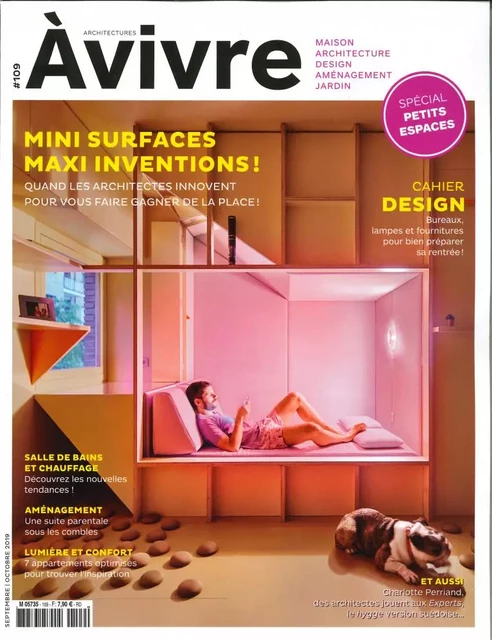 Architecture à Vivre N°109 Mini surface maxi inventions - septembre/octobre 2019 -  Collectif - ARCHITECTURES