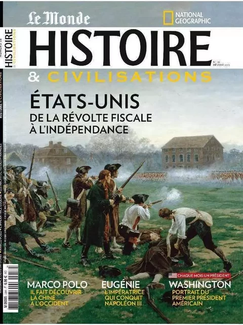 Histoire & Civilisations N°58 Etats unis   - février 2020 -  Collectif - MALESHERBES