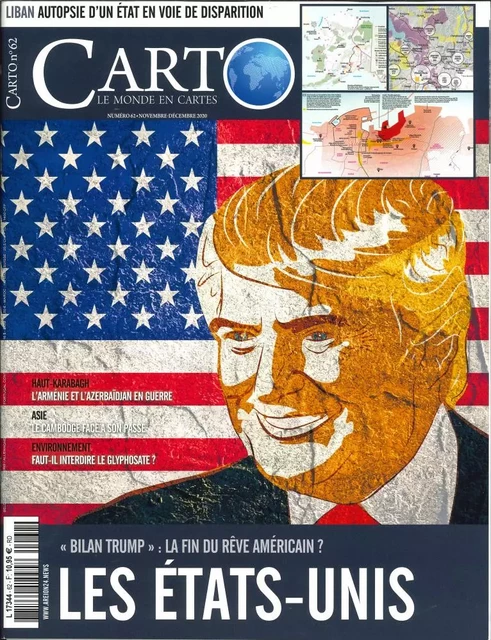 Carto N°62 - Etats-Unis novembre/décembre 2020 -  Collectif - CARTO