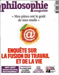 Philosophie magazine n° 144 - Travail, no limit ? novembre 2020