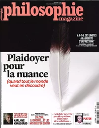 Philosophie magazine n° 145  Plaidoyer pour la nuance - décembre 2020/Janvier 2021