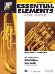 ESSENTIAL ELEMENTS FOR BAND - BOOK 1 WITH EEI  BARYRON CLE DE FA +ENREGISTREMENTS ONLINE