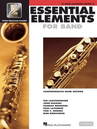 ESSENTIAL ELEMENTS FOR BAND - BOOK 2 WITH EEI CLARINETTE BASSE +ENREGISTREMENTS ONLINE