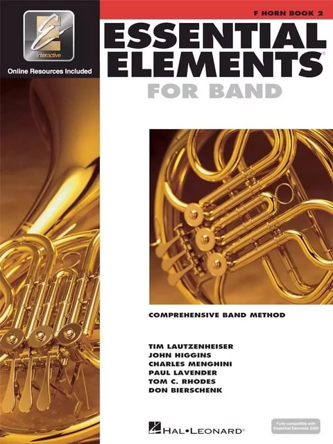 ESSENTIAL ELEMENTS FOR BAND - BOOK 2 WITH EEI COR +ENREGISTREMENTS ONLINE -  DIVERS AUTEURS - HAL LEONARD