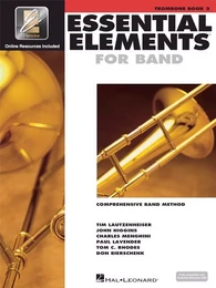 ESSENTIAL ELEMENTS FOR BAND - BOOK 2 WITH EEI TROMBONE +ENREGISTREMENTS ONLINE