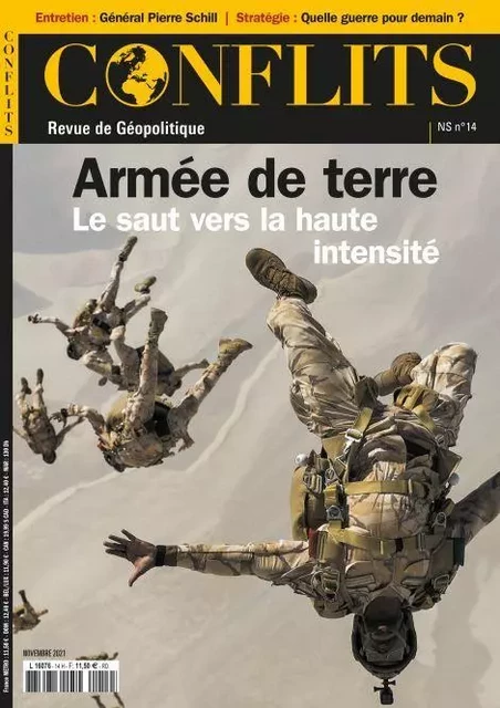 Conflits NS n°14 : Armée de Terre - Novembre 2021 -  Collectif - REVUE CONFLITS