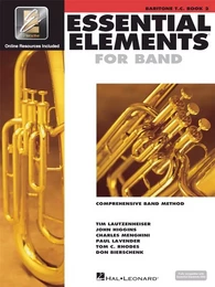 ESSENTIAL ELEMENTS FOR BAND - BOOK 2 WITH EEI  BARYTON CLE DE SOL +ENREGISTREMENTS ONLINE