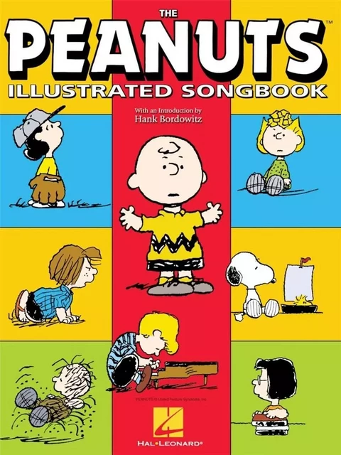 VINCE GUARALDI : THE PEANUTS/ ILLUSTRATED SONGBOOK - PIANO SOLO SONGBOOK - 30 TITRES -  VINCE GUARALDI - HAL LEONARD