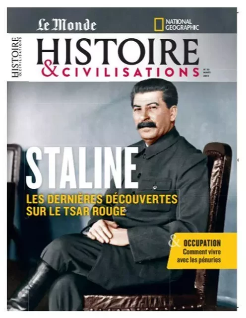 Histoire et Civilisation n°92 : Staline - mars 2023 -  Collectif - MALESHERBES