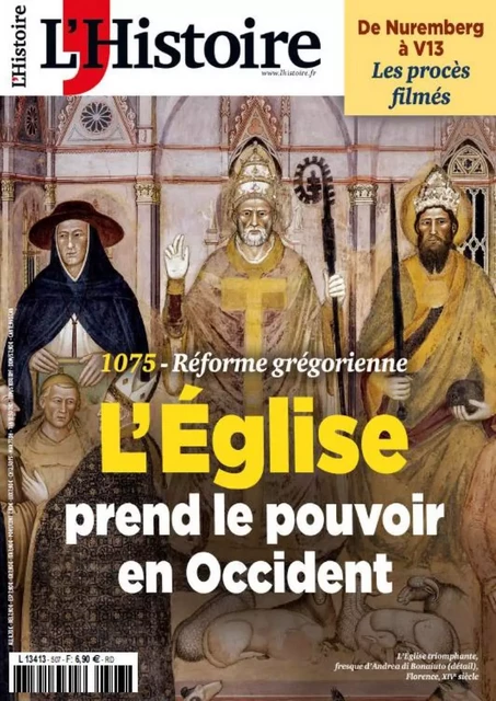 L´Histoire N°507 : 1075 Réforme grégorienne - Mai 2023 -  Collectif - L HISTOIRE REVU