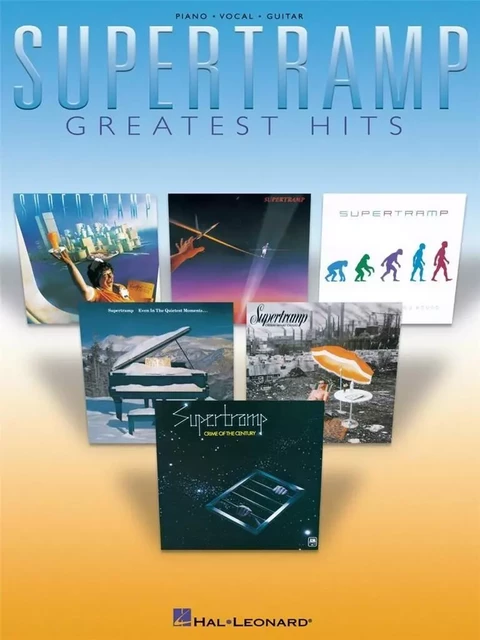 SUPERTRAMP - GREATEST HITS - PIANO, VOIX & GUITARE - 14 TITRES -  SUPERTRAMP - HAL LEONARD