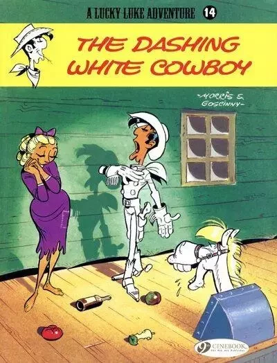 Lucky Luke - tome 14 The Dashing White Cowboy -  MORRIS, René GOSCINNY - Cinebook