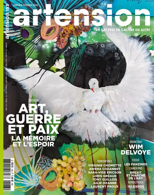 Artension n° 183 : Art, Guerre et Paix - Janvier- Février 2024 -  COLLECTF - ARTENSION