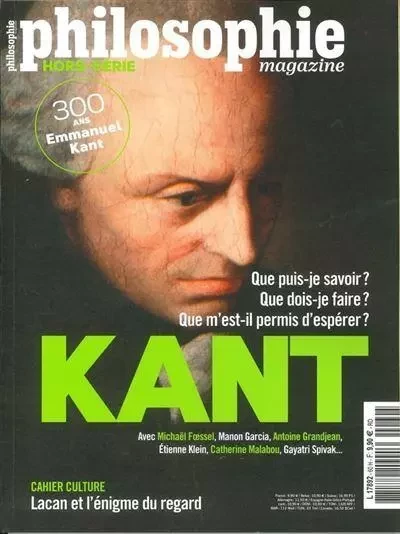 Philosophie Magazine HS N°60 : Emmanuel Kant - Février-Mars 2024 -  - PHILOSOPHIE MAG