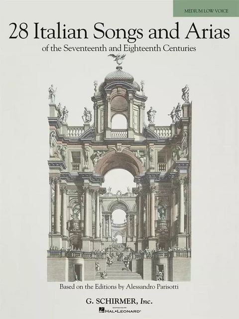 28 ITALIAN SONGS AND ARIAS OF THE 17TH AND 18TH CENTURIES - MEDIUM LOW VOICE (BOOK ONLY) -  WALTERS, RICHARD (ED - SCHIRMER