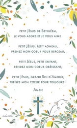 Lot de 25 cartes Petit Jésus de Bethléem