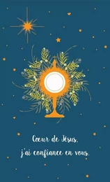 Lot de 25 cartes "Coeur de Jésus, j'ai confiance"