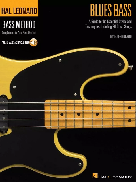 HAL LEONARD BASS METHOD : BLUES BASS - RECUEIL + ENREGISTREMENT(S) EN LIGNE -  DIVERS AUTEURS - HAL LEONARD