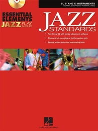 ESSENTIAL ELEMENTS JAZZ PLAY-ALONG -JAZZ STANDARDS - RECUEIL + CD /CD-ROM INSTRUMENTS BB, EB, C