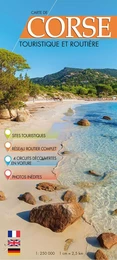 CORSE CARTE TOURISTIQUE ET ROUTIERE