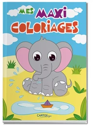 ELEPHANT - MES MAXI COLORIAGES - DE 3 A 5 ANS