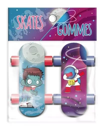 SACHET 2 SKATES GOMMES ZOMBIE ET SPACE