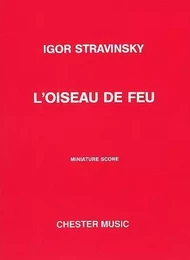 IGOR STRAVINSKY : L'OISEAU DE FEU (THE FIREBIRD) - PARTITION DE POCHE